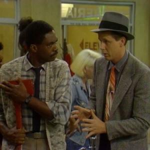 Still of Harry Anderson and Charles Robinson in Night Court 1984