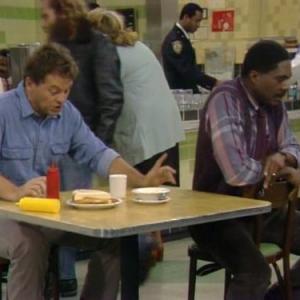 Still of David Graf and Charles Robinson in Night Court 1984