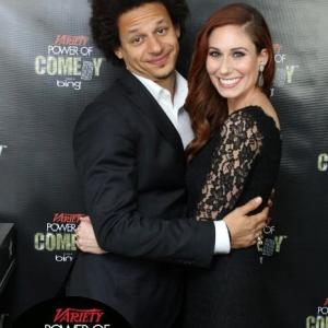 Jessica Blair Herman and Eric Andre arrive at Varietys 3rd Annual Power Of Comedy Event Benefiting The Noreen Fraser Foundation at Avalon Hollywood California on November 17 2012