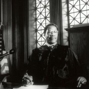 David Jean as Judge Atkins in the feature film Forbidden By Law