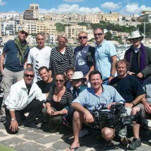 BBCs Naked Earth for National Geographic Ferdinandeas Crew shot with producer Laura Warner organizers Mimmo Macaluso and Paolo Russo