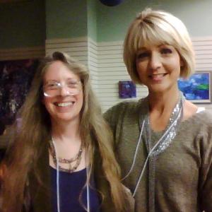 News anchor Ann Nyberg and Pamela Glasner at Film Industry Mixer, 28 August 2010