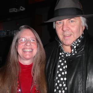 Pamela Glasner with Gene Cornish of The Rascals  Stage 48 in Manhattan NY  12 January 2014