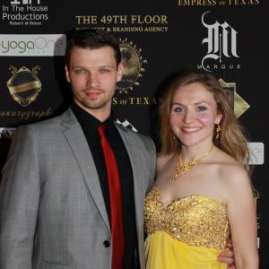 Actor Kevin Dowd and Director Natasha Fissiak at Red Carpet Premier for Dissonance Film