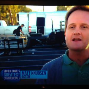 Matt Knudsen on Superbowls Greatest Commercials for Volkswagens Wings