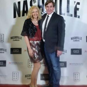 Joseph Wilson with Tonya Webb at the Nashville Filmmakers Mingle Mixer After Party. 2015