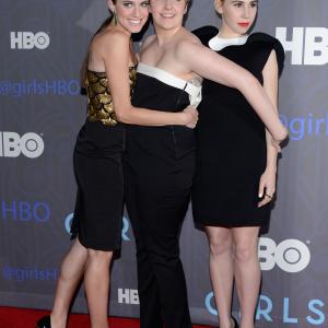 Zosia Mamet Lena Dunham and Allison Williams at event of Girls 2012