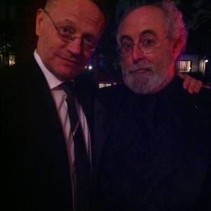 Christopher Boyer and Jared Harris at the after party of the Lincoln screening