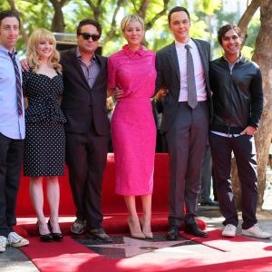 Kaley Cuoco, Johnny Galecki, Simon Helberg, Jim Parsons, Melissa Rauch and Kunal Nayyar