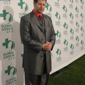 Dennis Gleason on the Green Carpet at the Global Green USAs PreOscar party held on 2232011 