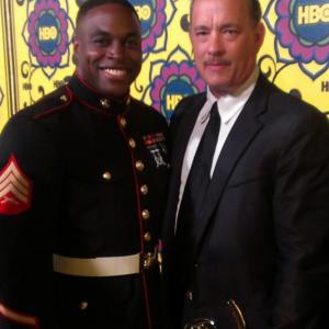 Tom Hanks and Nick Jones Jr at event of The 64th Primetime Emmy Awards