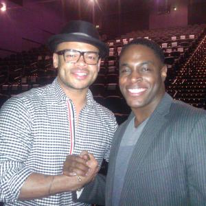 Nick Jones Jr. and Anthony Hemingway at event of Red Tails.