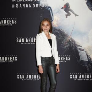 San Andreas Premiere  Saskia Williscroft plays Jenny Swann
