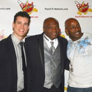 Fernando Duran CEO of Punch Television Network Joseph Collins and Celebrity trainer