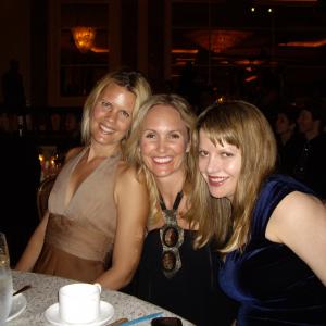 Gina Greblo with Sofia Karstens and Heidi Jo Markel at the Beverly Hills Film Festival