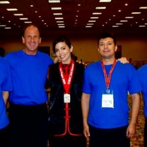 The Official Judges from the Gold Medal Tai Chi Fighting match  the International Chinese Martial Arts Competition in Nevada