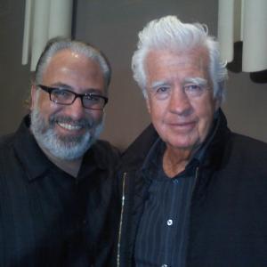 Dave with Clu Gulager on the set of It Must Be Nice