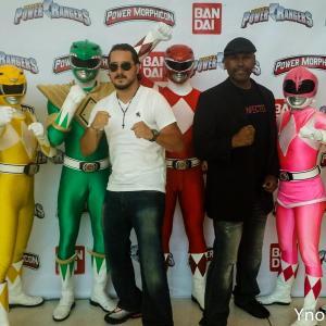 At Power Morphcon for The Ranger with Javier Torres and the Power Rangers