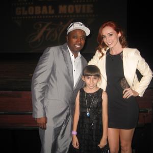 Natalie Miranda with the legendary comedian/actor Eddie Griffin & the very talented Najarra Townsend at the premiere of the feature film 