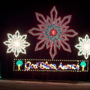 Ogelbay Park Festival of Lights. Wheeling, West Virginia.
