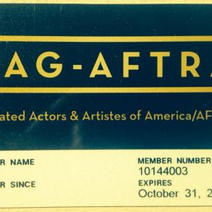 Garner Ted Aukerman; Current SAG-AFTRA union ID card. Performer name GTA. Bill Murray kept Ted's last card as a 