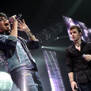 Adam Lambert and Kris Allen