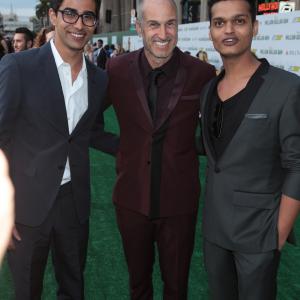 Craig Gillespie and Suraj Sharma at event of Million Dollar Arm (2014)