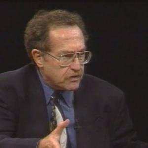 Still of Alan M Dershowitz in Charlie Rose 1991
