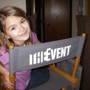Anna on the set of The Event
