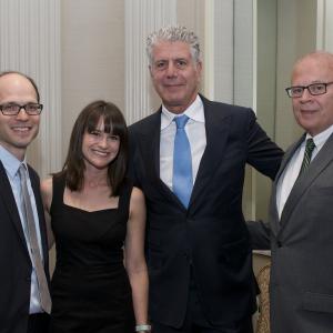 Jason SpingarnKoff SHort History of the Highrise Elaine Sheldon Hollow Anthony Bourdain Parts Unknown and Dr Nate Kohn at the reception for the 73rd Annual Peabody Awards