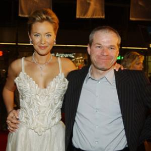 Uwe Boll and Kristanna Loken at event of BloodRayne 2005