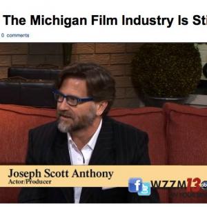 Joseph Scott Anthony SAGAFTRA on TV representing independent film in Michigan