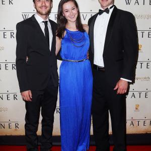 Dan Berini Holly Fraser and Matthew OToole The Water Diviner Premiere Sydney 2 December 2014