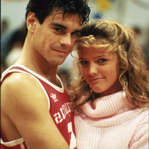 Still of Mark Arnold and Lorie Griffin in Teen Wolf 1985
