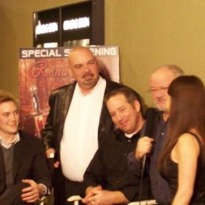Press interview at the screening of Renaissance of The Dead