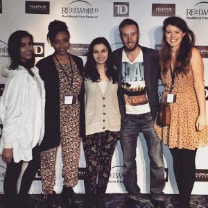 Josh Cruddas with Parveen Kaur, Koumbie and Rachael Whitzman at event of Message Deleted