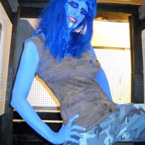 MERCS - Scifi TV Show - Blue Alien Named Trina
