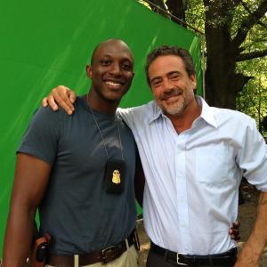 Niyi Oni and Jeffrey Dean Morgan in SOLACE