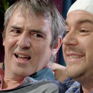 Still of Danny Dyer and Neil Morrissey in Run for Your Wife 2012