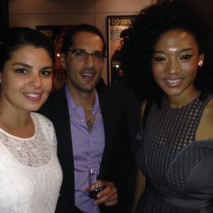 Gabriel DiMarco and Sarahmaria DiMarco with singer Judith Hill