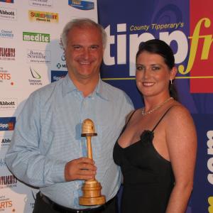 Director Mark Terry accepts the Best Environmental Film Award at the International Film Festival Ireland, Sept. 12, 2009.