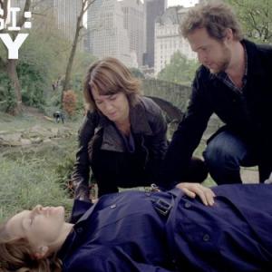 Still of A.J. Buckley, Anna Belknap and Beau Garrett in CSI Niujorkas (2004)