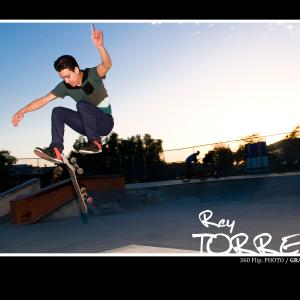 Rye Torres skateboarding