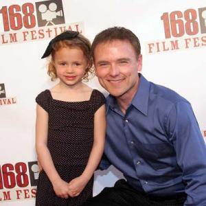 Maggie Elizabeth Jones and Jeff Rose at the 168 Film Festival. Best Actress and Best Actor Award Winners
