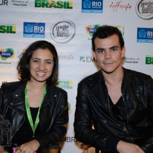 Al Danuzio and Debora Rodrigues at the Brazilian Film Festival of New York 2013
