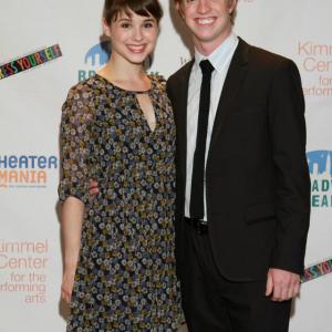 With Katie Huff at a Broadway Dreams event