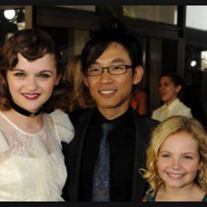 Kyla Deaver with Director James Wan and Joey King
