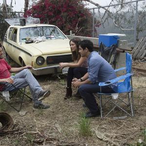 Still of Kevin Weisman, Elyes Gabel and Katharine McPhee in Scorpion (2014)