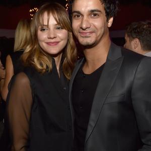 Elyes Gabel and Katharine McPhee at event of A Most Violent Year 2014