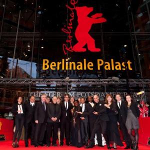 Full team of REBBELE/WAR WITCH at the Berlinale film festival